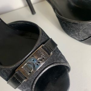 Christian Dior D’Orsay Peep Toe Heels 🖤 Size 42